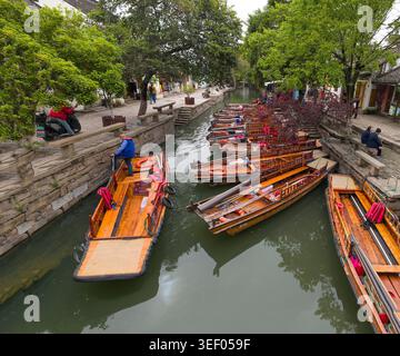 Tongli Water Town in Suzhou, China Stockfoto