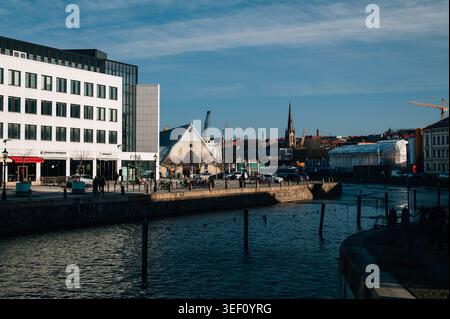 Die berühmte Fischkirche in Goteborg nennt Feskekorka. Hochwertige Fotos Stockfoto