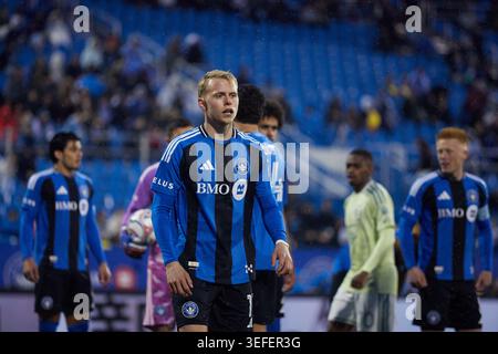Montreal, Ciudad de Mexico, Kanada. Mai 2026. Dagur Thorhallsson #17 des CF Montreal sieht sich während des Spiels zwischen CF Montreal und Portland Timbers im Saputo Stadium an. Am 13. Mai 2026 in Montreal, Kanada. (Credit Image: © Horacio Zamora/eyepix via ZUMA Press Wire) NUR REDAKTIONELLE VERWENDUNG! Nicht für kommerzielle ZWECKE! Stockfoto