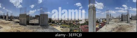Baugebiet, Aufschwung Afrikas, Gebäude, Wohngebiet, Addis Abeba, Äthiopien Stockfoto