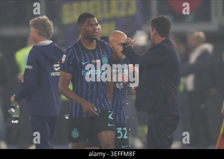 IPA84708462 – 13.05.2026 Lazio vs Inter Coppa Italia Finale (Serie A) Sport; Calcio; Nella foto: Yann Aurel Bisseck von F.C. Inter (Foto Gino Mancini) Stockfoto