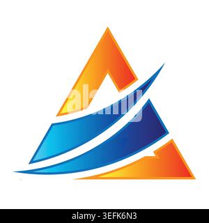Ein modernes Logo-Design und Vektordateien Stock Vektor