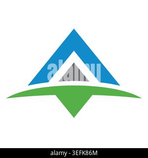 Design und Branding des Immobilienlogos Stock Vektor