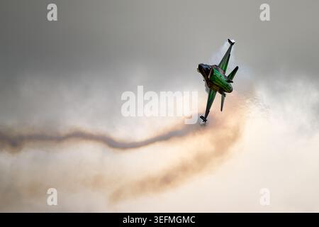Die belgische Luftwaffe F16 Dream Viper trat bei der Royal International Air Tattoo 2023 auf Stockfoto