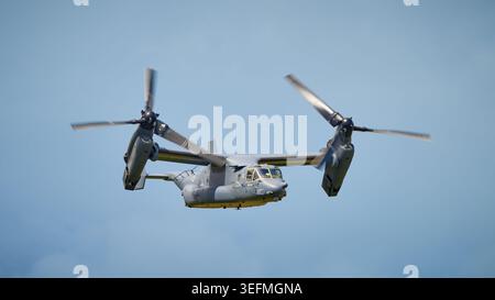 Bell Boeing V-22 Osprey von der 7. Special Operations Geschwader, 352. Special Operations Wing bei der RAF Mildenhall, Suffolk Stockfoto