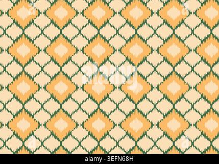 Nahtlose Strickmuster. Geometrisches Strickgarnmuster zum Umwickeln. Farbenfrohe Baumwoll-Textil- und Seidenmuster als Hintergrund Stockfoto
