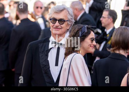 Cannes, Frankreich. 16. Mai 2026. Wim Wenders besucht den roten Teppich „El Ser Querido“ beim 79. Filmfestival von Cannes. Kredit: Martina Dal Piano Kredit: Martina Dal Piano/Alamy Live News Stockfoto