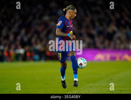 Raphael Dias Belloli Raphinha vom FC Barcelona Stockfoto