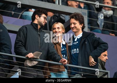 Paris, Frankreich. Mai 2026. Während des französischen L1-Fußballspiels zwischen Paris FC (PFC) und Paris Saint-Germain (PSG) am 17. Mai 2026 im Stade Jean-Bouin in Paris, Frankreich. Foto: Alexis Jumeau/ABACAPRESS.COM Credit: Abaca Press/Alamy Live News Stockfoto