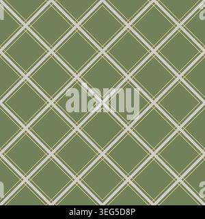 Nahtloses Argyle-Muster, handgemaltes Aquarelldesign. Klassisches geometrisches Motiv für Stoffe, Tapeten und dekorative Drucke. Perfekt für zeitlose und Stockfoto