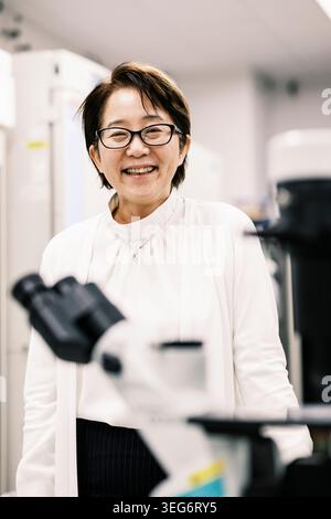 Dr. Masayo Takahashi Ophthalmologe und Vision Care President Stockfoto