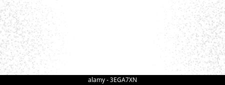 Weißer Hintergrund mit dezentem Pixelrahmen. Sauberes, minimales Corporate Design mit Kopierraum. Präsentation, Technologie, Landing-Page oder modern Stock Vektor