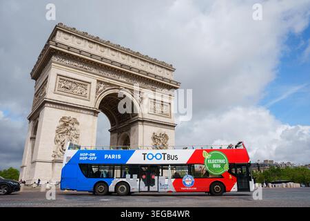 Arc de Triomphe, Paris Stockfoto