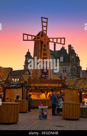 Birmingham-Weihnachtsmarkt Stockfoto
