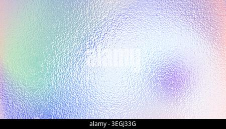 Holografischer Hintergrund mit irisierenden Farbverläufen und Regenbogenlichteffekten, realistischer Vektor-Hintergrund. Silberne Glasfolie mit Schimmer und abstrakten Hochglanzmustern Stock Vektor
