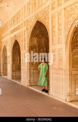 Khas Mahal, Mogul-Kaiser Shah Jahan, Privatresidenz im Agra Fort, Agra, Uttar Pradesh, Indien. Stockfoto