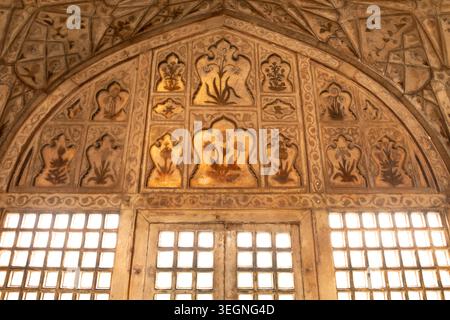 Khas Mahal, Mogul-Kaiser Shah Jahan, Privatresidenz im Agra Fort, Agra, Uttar Pradesh, Indien. Stockfoto