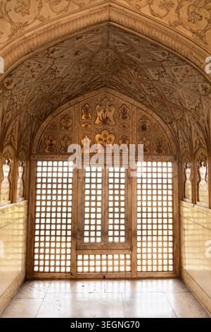 Khas Mahal, Mogul-Kaiser Shah Jahan, Privatresidenz im Agra Fort, Agra, Uttar Pradesh, Indien. Stockfoto