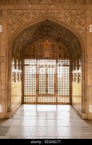 Khas Mahal, Mogul-Kaiser Shah Jahan, Privatresidenz im Agra Fort, Agra, Uttar Pradesh, Indien. Stockfoto