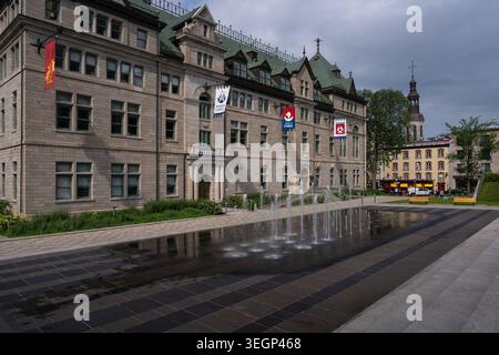 Rathaus Von Québec - Québec, Québec, Kanada Stockfoto