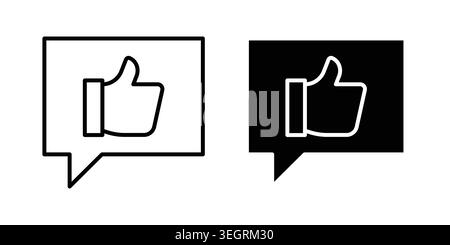 Vektorsymbolgrafiken für Feedback-Symbole Stock Vektor