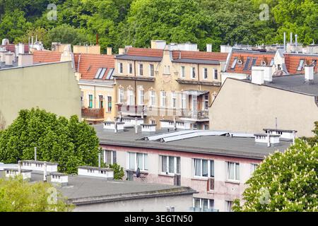 Blick auf die Stadt Szczecin, Polen. Stockfoto