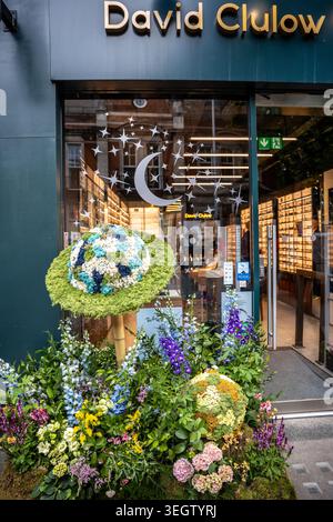 Die Kings Road während der Chelsea Blumenshow. Stockfoto