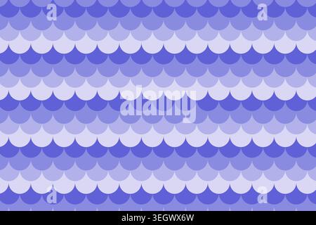 Abstrakter blauer violetter Muschelmusterhintergrund Stock Vektor