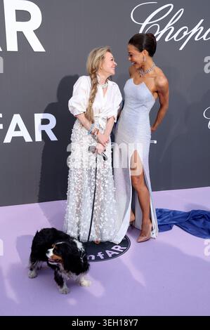 Caroline Scheufele und Emma Thynn bei der 32. AmfAR Gala Cannes im Rahmen des Festival de Cannes 2026 / 79. Internationale Filmfestspiele von Cannes im Hôtel du Cap-Eden-Roc. Antibes, 21.05.2026 Stockfoto