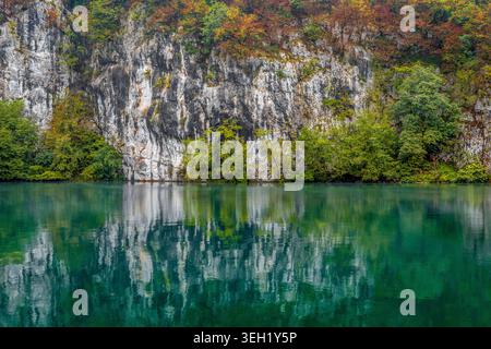 Wasserfälle, Plitvicer Seen, Kroatien Stockfoto