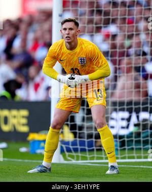Aktenfoto vom 10-06-2025 des englischen Torhüters Dean Henderson. Ausgabedatum: Freitag, 22. Mai 2026. Stockfoto