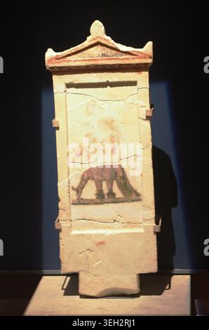 Bestattungsbräuche im antiken Mazedonien - Stockfoto