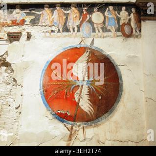 Bestattungsbräuche im antiken Mazedonien - Stockfoto