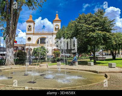 La Unión, Antioquia - Kolumbien - 12. Mai 2026. Die Pfarrgemeinde unserer Lieben Frau von Barmherzigkeit, eine katholische Kirche. Stockfoto