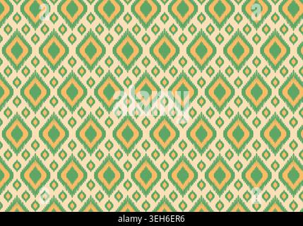 Nahtlose Strickmuster. Geometrisches Strickgarnmuster zum Umwickeln. Farbenfrohe Baumwoll-Textil- und Seidenmuster für Hintergrund und Tapeten. Stockfoto