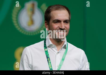 Berlin, Deutschland. Mai 2026. Fussball DFB-Pokal Finale FC Bayern München - VfB Stuttgart am 23.05.2026 im Olympiastadion Berlin Philipp lahm DFB-Vorschriften verbieten jede Verwendung von Fotografien als Bildsequenzen und/oder Quasi-Video. Foto: Revierfoto Credit: ddp Media GmbH/Alamy Live News Stockfoto