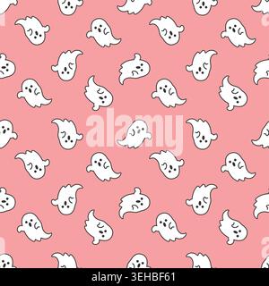 halloween-Muster nahtloser Hintergrund Stock Vektor