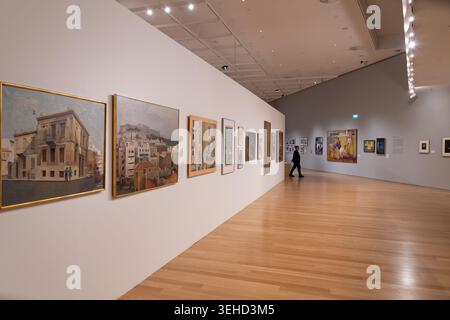 Athen, Griechenland - 3. März 2024: Nationalgalerie - Alexandros Soutsos Museum Soutsos Museum innen Stockfoto