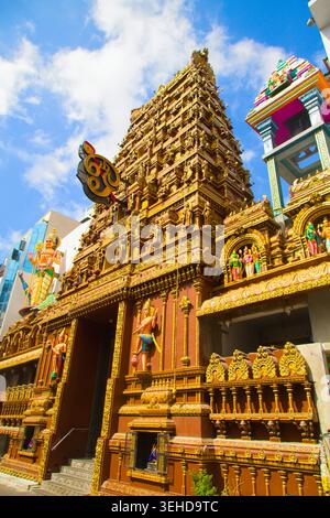 Sri Lanka, Colombo, Sri Kathirvelayutha Swami Kovil, hindutempel, Stockfoto
