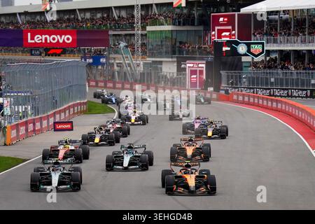 Montreal, Kanada. Mai 2026. Das Rennen startet während des Formel 1 Lenovo Canadian Grand Prix 2026, 5. Runde der Formel 1 Weltmeisterschaft 2026 vom 22. Bis 24. Mai 2026 auf dem Circuit Gilles Villeneuve, Montreal, Kanada Credit: Robbie Hoad/Every Second Media Credit: Every Second Media/Alamy Live News Stockfoto