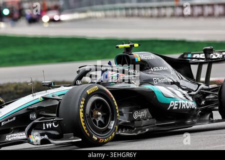 Montreal, Kanada. Mai 2026. Rennsieger Andrea Kimi Antonelli (ITA) Mercedes AMG Formel 1 Team W17 feiert am Ende des Rennens. 24.05.2026. Formel-1-Weltmeisterschaft, Rd 5, Grand Prix Von Kanada, Montreal, Kanada, Wettkampftag. Das Foto sollte lauten: XPB/Alamy Live News. Stockfoto