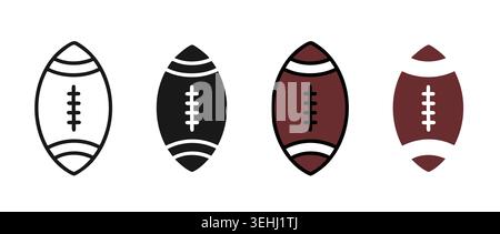 american Football Ball Vektor Stock Vektor
