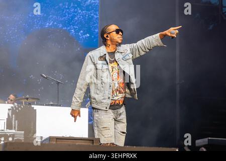 Napa, Usa. Mai 2026. ludacris tritt am 24. Mai 2026 im BottleRock 2026 auf der Napa Valley Expo in Napa CA auf. Foto: Paige Erlandson/imageSPACE Credit: Imagespace/Alamy Live News Stockfoto