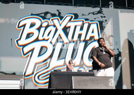 Napa, Usa. Mai 2026. BigXThaPlug tritt am 24. Mai 2026 im BottleRock 2026 auf der Napa Valley Expo in Napa CA auf. Foto: Paige Erlandson/imageSPACE/SIPA USA Credit: SIPA USA/Alamy Live News Stockfoto