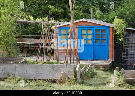 Grüner, Charmanter Schreck, Nord-London Stockfoto