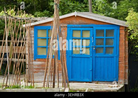 Grüner, Charmanter Schreck, Nord-London Stockfoto