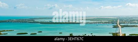 Luftpanorama US Naval Air Station Key West Florida Stockfoto