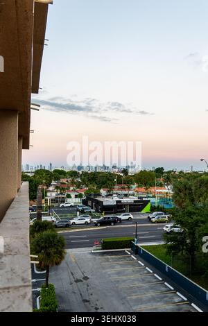 Ein Blick auf das tolle Miami. Hochwertige Fotos Stockfoto