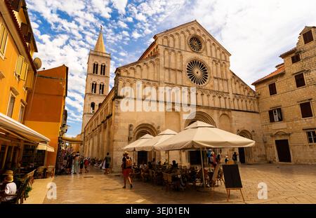 Kathedrale Saint Anastasia in Zadar Stockfoto