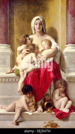 William-Adolphe Bouguereau – Charity, 1878 Stockfoto